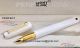 Perfect Replica Best Montblanc Marc Newson Fineliner Pen White and Gold (1)_th.jpg